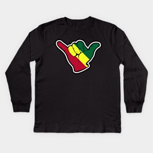 Stoked on Reggae Kids Long Sleeve T-Shirt